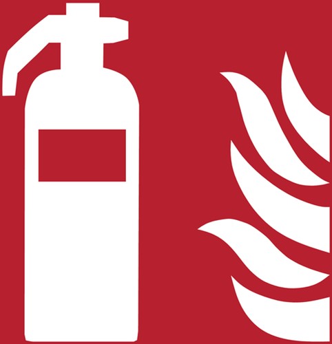 Pictogram Djois Brandblusser 200x200mm rd 1 Stuk