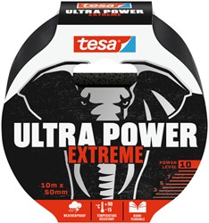 Reparatietape tesa Ultra Power Extreme 10mx50mm zw 1 Rol