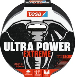 Reparatietape tesa Ultra Power Extreme 25mx50mm zw 1 Rol