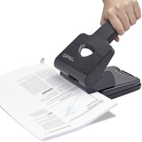 Perforator Rapesco Germ-Savvy Heavy Duty HD865-P antibacterieel 2-gaats zwart-4