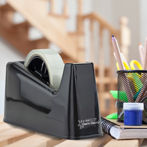 Plakbandhouder Rapesco Germ-Savvy 500 zwart 1 Stuk-4