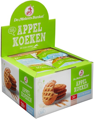 De Molen Appelkoek 50gr 30 Stuk-2