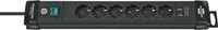 Stekkerdoos Brennenstuhl Premium 6vdig incl 2 USB 3 meter zwart