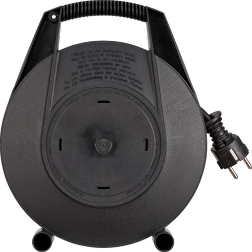 Kabelhaspel Brennenstuhl 4vdig 5m zwart/grijs 1 Stuk-1