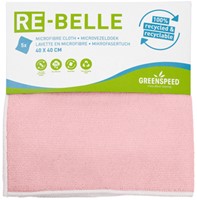 Microvezeldoek Re-belle 40x40cm roze 5 Stuk