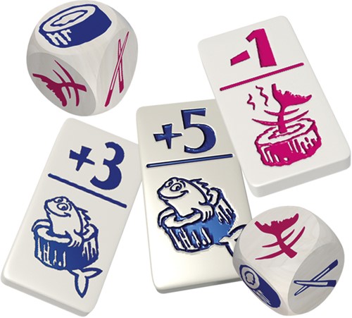 Dobbelspel Geharrewar in de Sushibar 1 Stuk-3