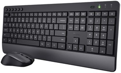 Toetsenbord Trezo Eco Comfort + muis zwart 1 Stuk
