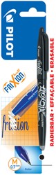 Rollerpen PILOT friXion BL-FR7 M blister zwart 1 Stuk