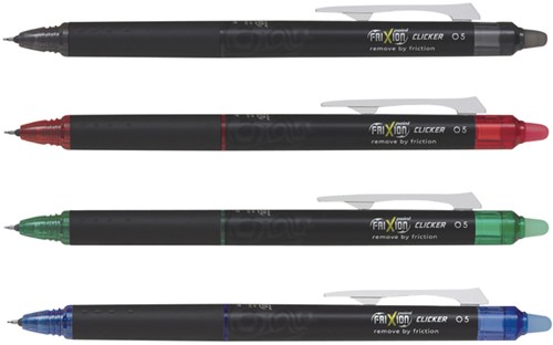 Rollerpen PILOT friXion Syn clicker F blauw 1 Stuk-2