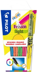 Markeerstift PILOT friXion light assorti 6 Stuk