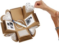 Explosion box Creativ Company 12x12x12cm naturel 1 Stuk-1