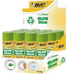 Lijmstift Bic ecolutions 36gr 12 Stuk