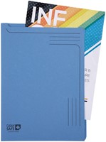 Insteekmap Exacompta Lmodel CleanSafe blauw 5 Stuk-2