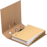 Ordner Oxford Touareg A4 80mm karton naturel/wit 1 Stuk-3