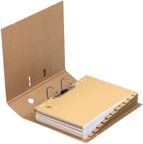 Ordner Oxford Touareg A4 80mm karton naturel/wit 1 Stuk-3