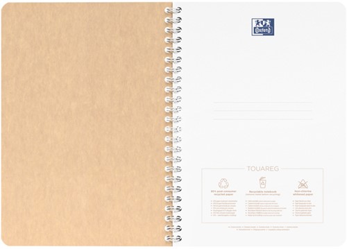 Spiraalblok Oxford Touareg A5 lijn 90vel assorti 1 Stuk-2