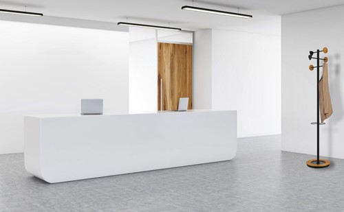 Kapstok Unilux Bora staand bamboe zwart 1 Stuk-1