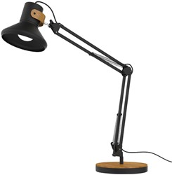 Bureaulamp Unilux Baya led bamboe zwart 1 Stuk