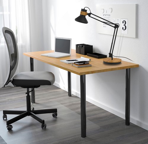 Bureaulamp Unilux Baya led bamboe zwart 1 Stuk-1