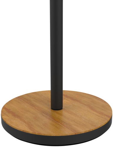 Vloerlamp Unilux Baly led bamboe zwart 1 Stuk-2