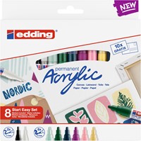 Acrylmarker edding starterskit klein Scandinavisch 1 Set