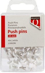Push Pins Quantore wit 40 stuks 40 Stuk