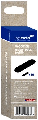 Navulling whiteboardwisser Legamaster zwart 10st 10 Stuk-3