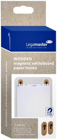 Whiteboard papierhaak Legamaster hout 2 stuks 2 Stuk-1