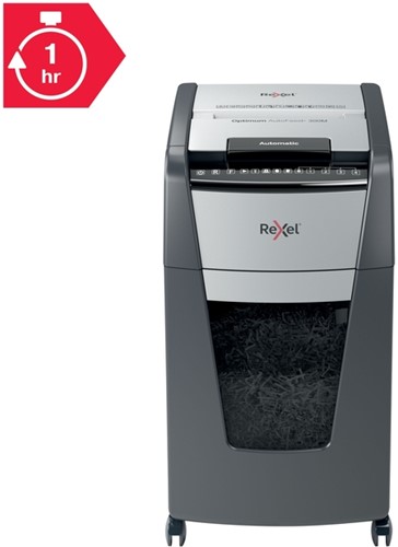 Papiervernietiger Rexel Optimum Auto+ 300M P5 snippers 2x15mm-1