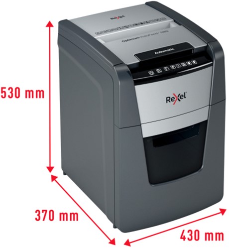 Papiervernietiger Rexel Optimum Auto 100X 4x28mm 1 Stuk-1