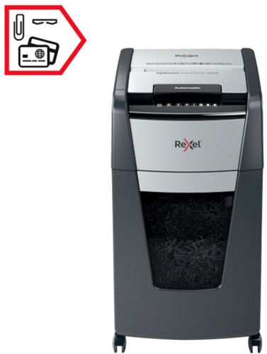 Papiervernietiger Rexel Optimum Auto 225X 4x26mm 1 Stuk-3