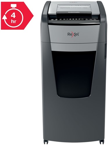 Papiervernietiger Rexel Optimum Auto+ 750X P4 snippers 4x30mm-6