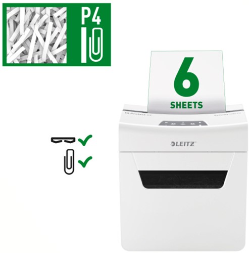 Papiervernietiger Leitz IQ Protect Premium 6x 1 Stuk-2