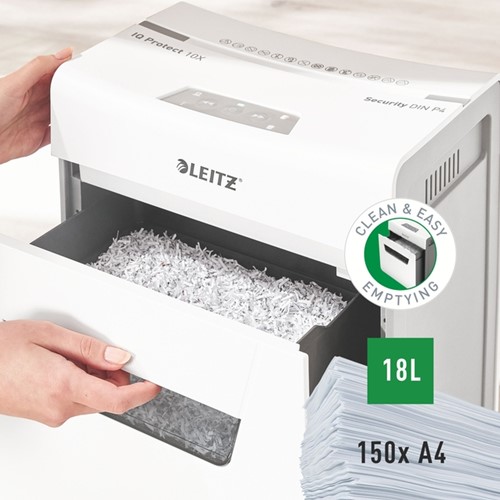 Papiervernietiger Leitz IQ Protect Premium 10x 1 Stuk-6