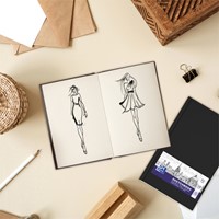 Dummyboek Oxford A4 96 vel zwart 1 Stuk-1