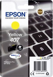 Inktcartridge Epson 407 T07U440 geel 1 Stuk