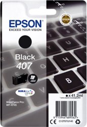 Inktcartridge Epson 407 T07U140 zwart 1 Stuk