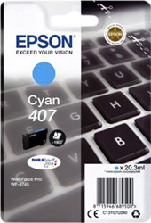 Inktcartridge Epson 407 T07U240 blauw 1 Stuk