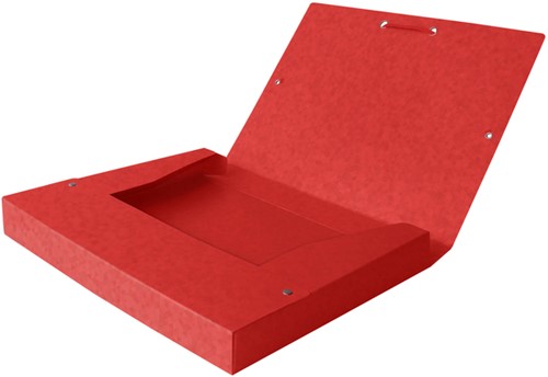 Elastobox Oxford Top File+ A4 25mm rood 1 Stuk-2