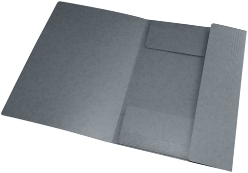 Elastomap Oxford Top File+ A4 grijs-2