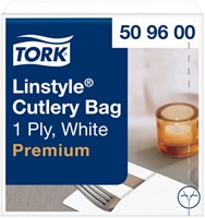Pochette Tork Linstyle Premium 1laags wit 50 Stuk