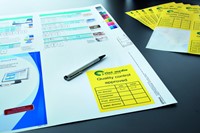 Etiket HERMA 4496 199.6x143.5mm 40stuks geel 20 Vel-1