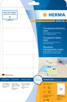 Etiket HERMA 4586 97x42.3 weerbest transp mt 120st 10 Vel