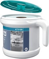Reinigingsdoekdispenser Tork M4 Reflex Performance dispenserdoos startpakket wit 473186-3