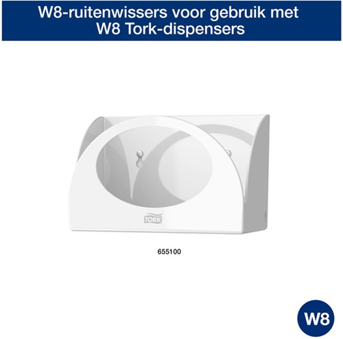 Reinigingsdoek Tork W8 Premium 1-laags 40 vel rood 194750-1