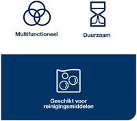 Reinigingsdoek Tork W8 Premium 1laags rood 40 Stuk-4