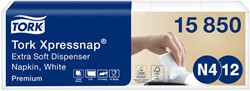 Servet Tork N4 Premium halvevouw 2laags wit 1000 Vel