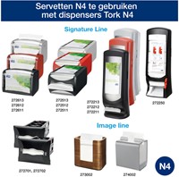 Servet Tork N4 Premium halvevouw 2laags wit 1000 Vel-3