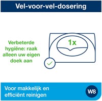 Reinigingsdoekdispenser Tork W8 Performance wit 1 Stuk-2