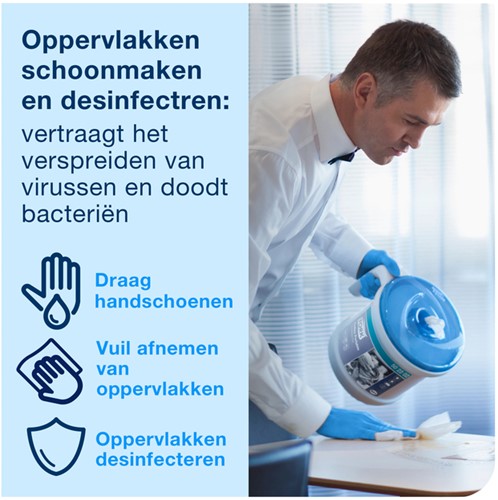 Poetspapierdispenser Tork M4 Performance wit 1 Stuk-1